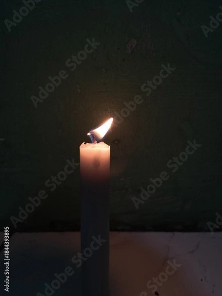Obraz candle in the dark