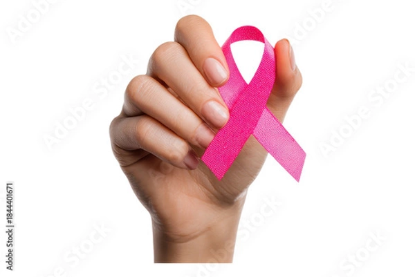Obraz Empowering Breast Cancer Awareness Concept Featuring Pink Ribbon