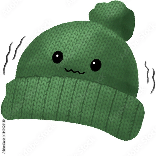 Obraz 추위에 떠는 털모자