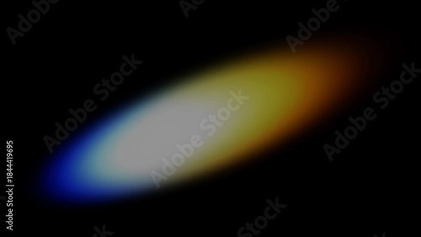Obraz Abstract gradient light glow on dark background