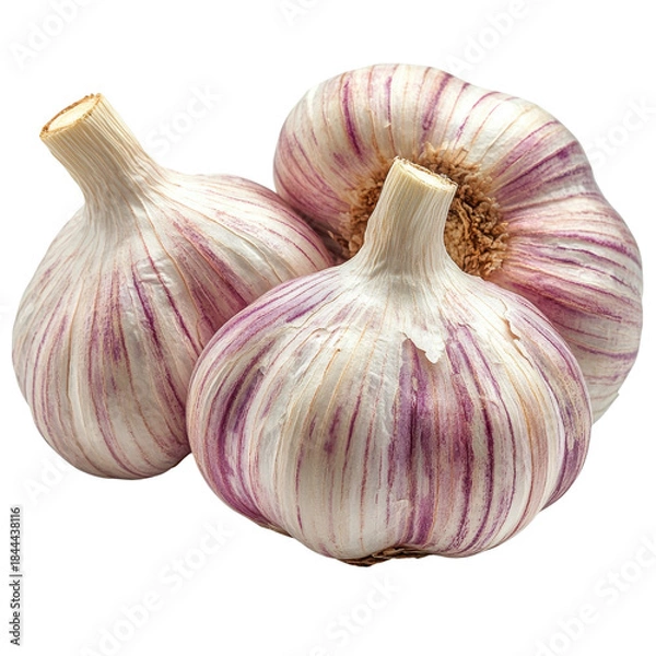 Obraz garlic isolated on a white background