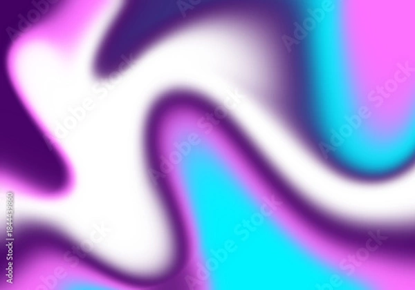 Obraz multicolor blur liquid gradient shapes in transparent background