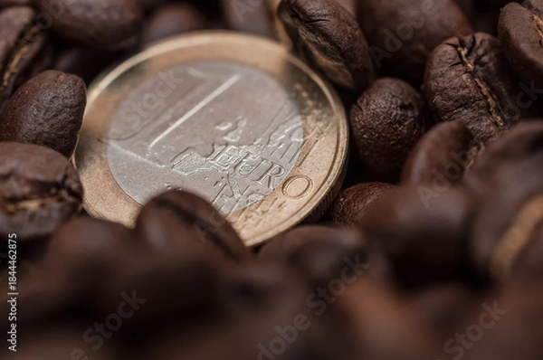 Fototapeta Kaffeebohnen Kaffeepreise in Europa