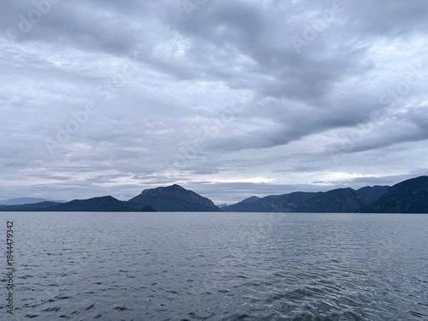 Obraz lake and mountains