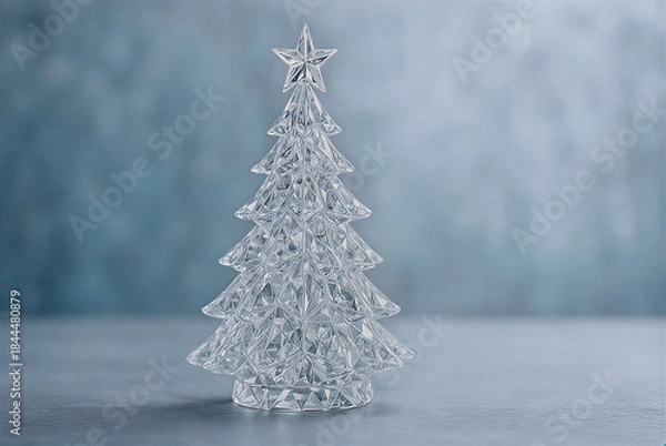 Obraz silver christmas tree