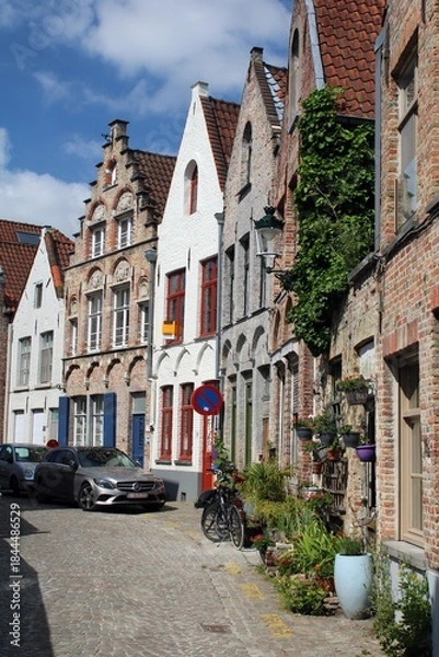 Obraz Pottenmakersstraat, Brugge.