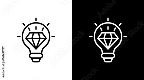 Fototapeta Value Proposition With Icon Set Design