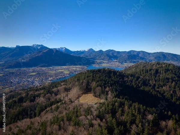 Obraz mountain landscape with blue sky