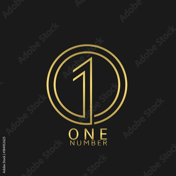 Obraz First place label