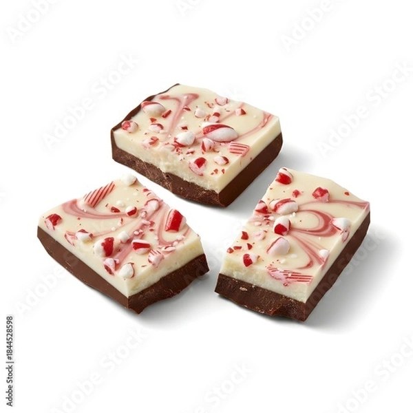 Obraz peppermint bark pieces