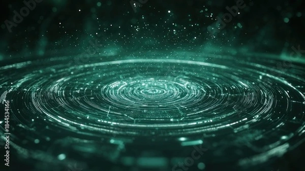 Obraz Teal ripples background