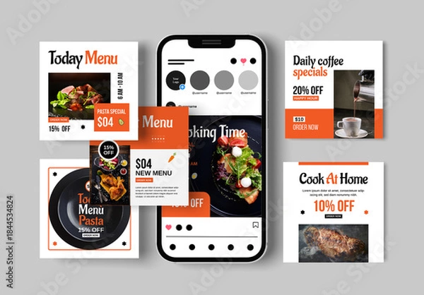 Obraz Cooking Class Social Media Post