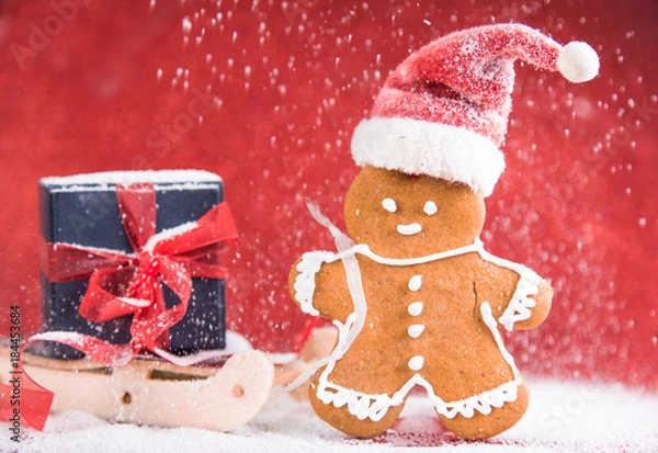 Fototapeta gingerbread cookies
