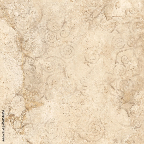 Fototapeta distressed beige stone marble background
