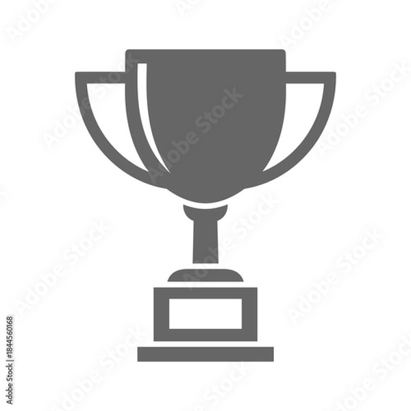 Obraz Trophy icon representing achievement and success