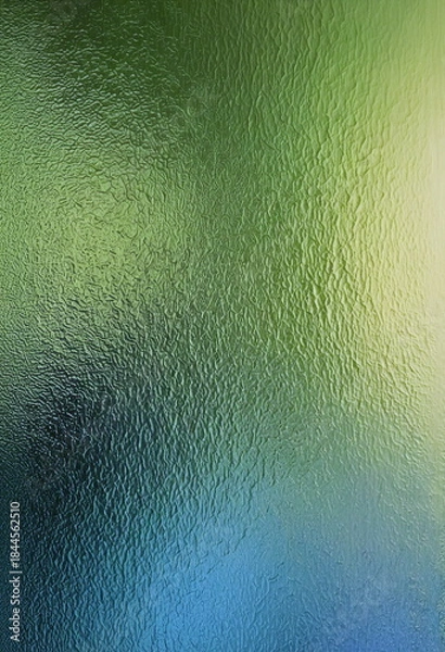 Obraz Abstract gradient glass texture background green blue yellow colors