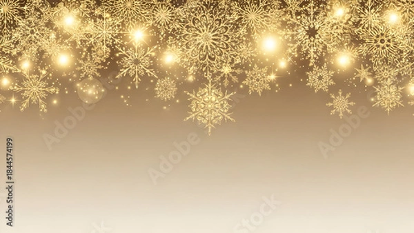 Obraz christmas background with snowflakes