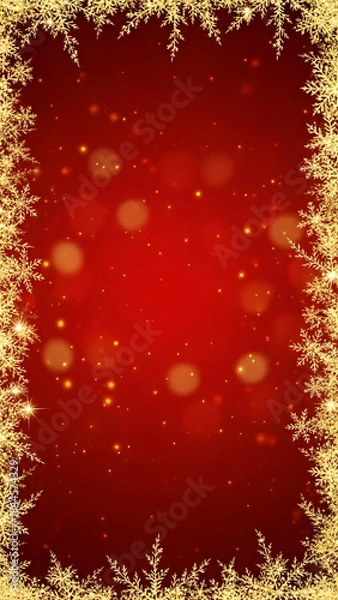 Obraz christmas background with snowflakes