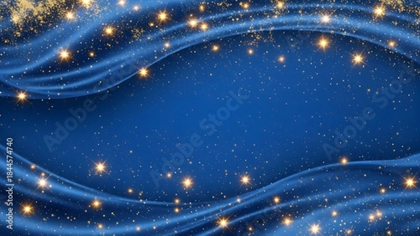 Obraz christmas background with snowflakes