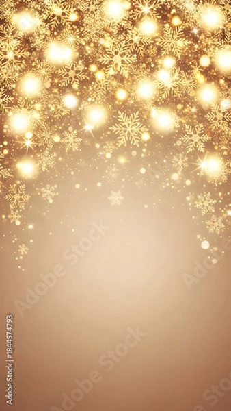 Obraz christmas background with snowflakes