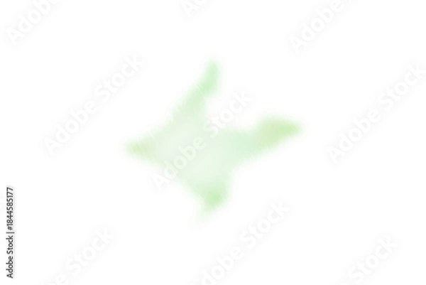 Obraz 中央が光る緑のグラデーションぼかし図形 