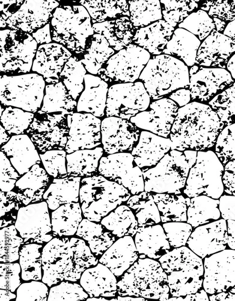 Obraz Black background with white text overlay in a simple font