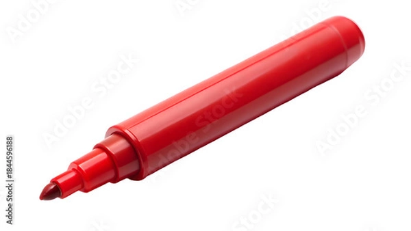 Obraz red felt tip pen