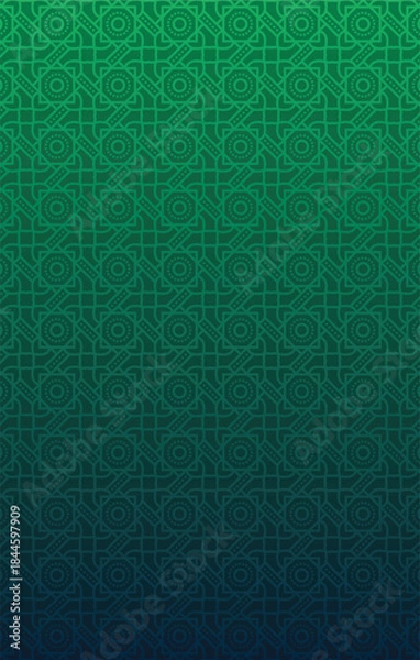Obraz abstract islamic background illustration with dynamic shapes composition