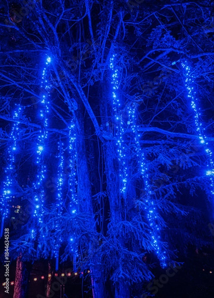 Obraz abstract christmas tree