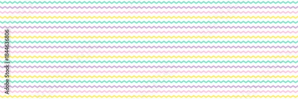 Obraz Seamless Zigzag Pattern texture decorative background