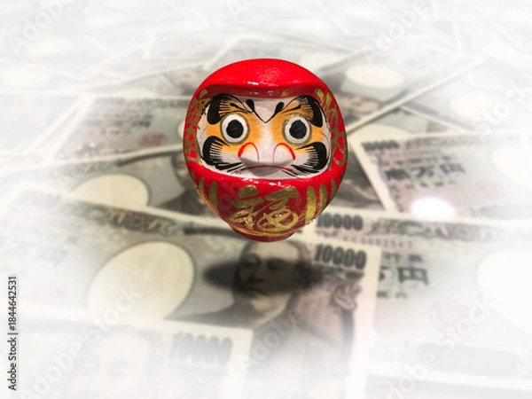 Obraz ダルマとお金