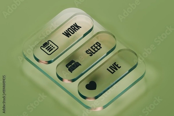Obraz remote control on the green wall