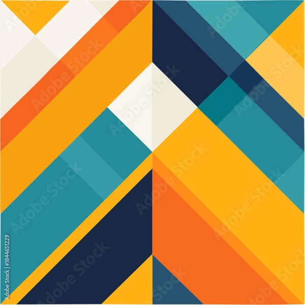 Obraz Desert Sun Vector Landscape