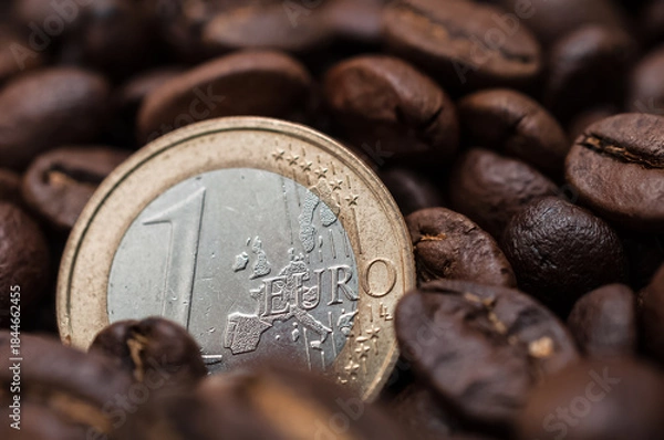 Fototapeta Kaffeebohnen Kaffeepreise in Europa