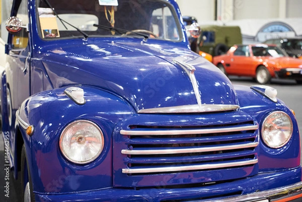 Fototapeta Vintage car front view