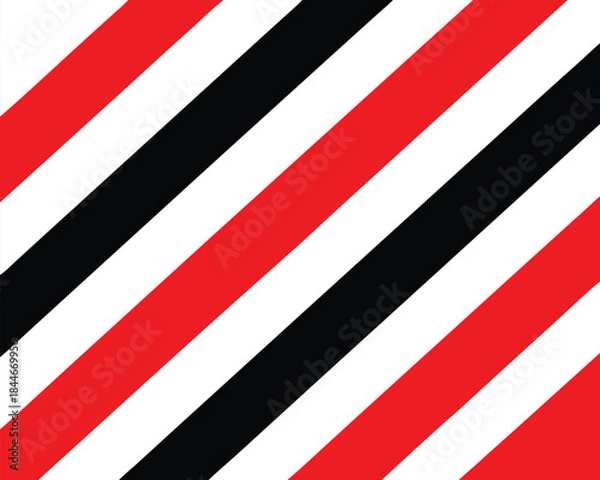 Obraz Red and Black Diagonal Stripes Pattern Background Design Element