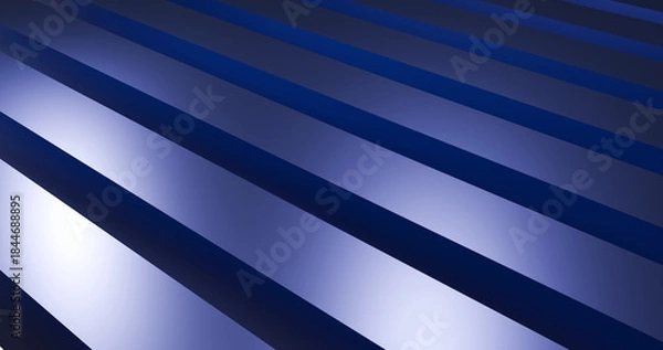 Obraz Blue metallic shining lights striped background