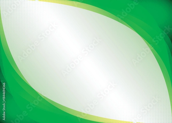 Obraz Abstract gradient green background with geometry shape or soft backdrop wallpaper for flyer banner presentation
