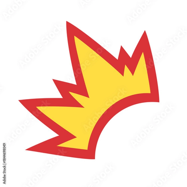 Fototapeta 衝撃のエフェクトのイラスト素材