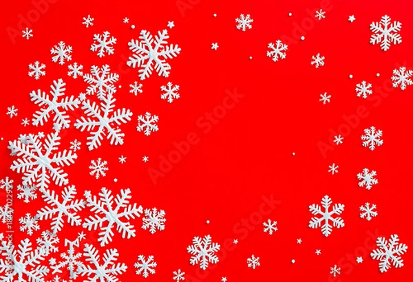 Obraz red christmas background