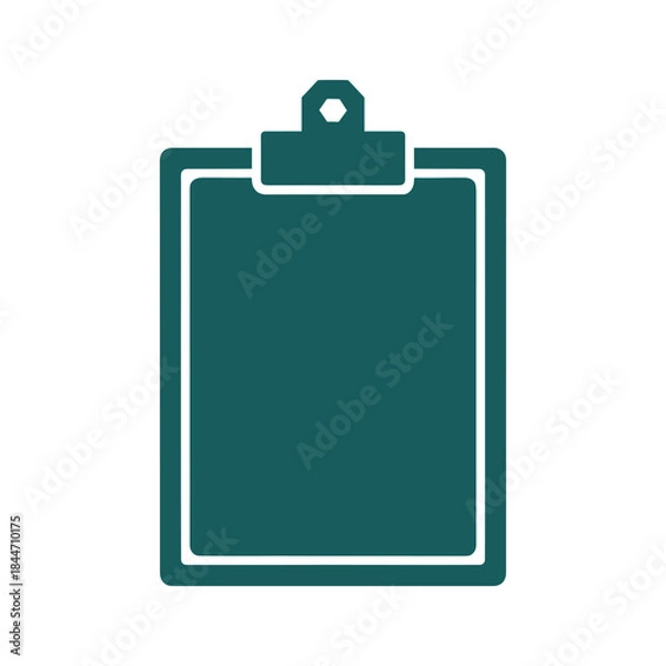 Obraz Clipboard icon representing document or task management