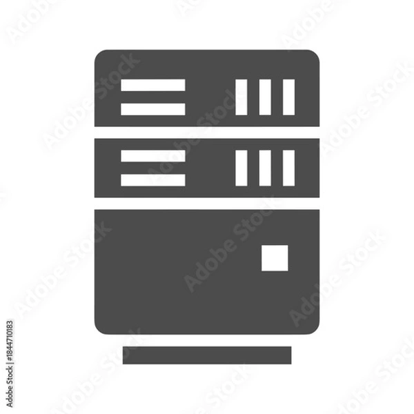 Obraz Server icon representing data storage