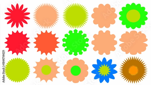 Fototapeta seamless pattern with autumn leaves