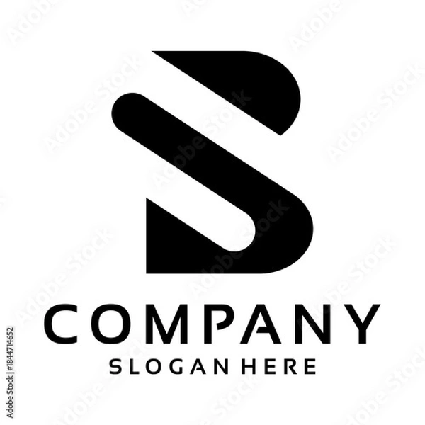 Obraz Letter B Modern Logo Vector