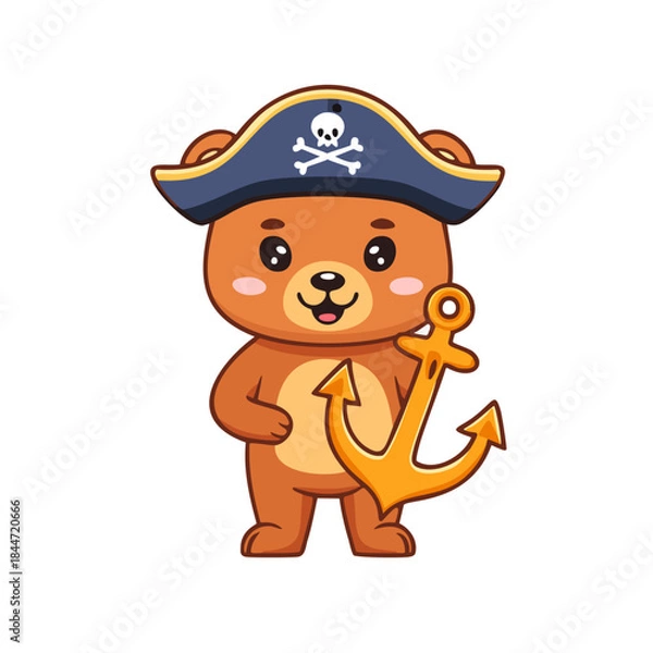 Fototapeta pirate bear 3