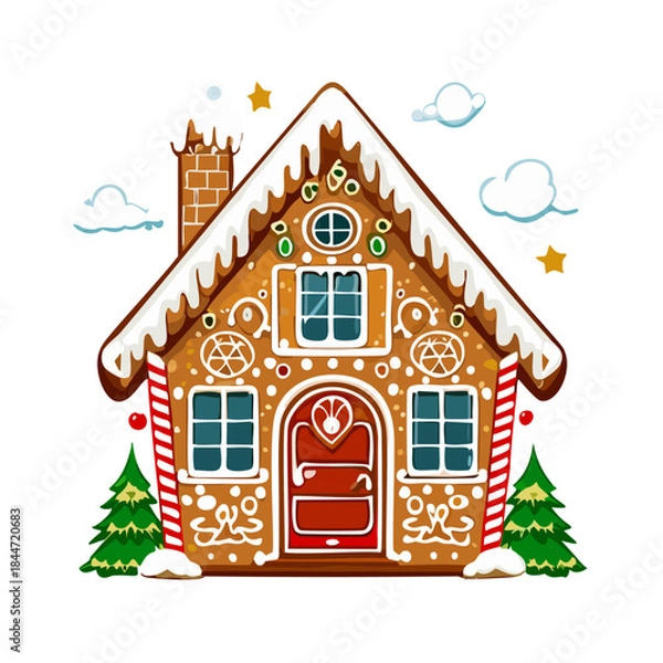 Obraz christmas gingerbread house 