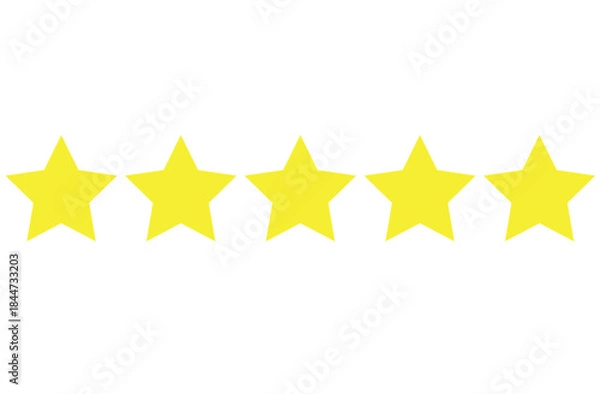 Obraz TOP 5 concept from isolated