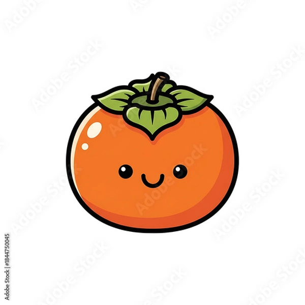 Obraz Cute Persimmon Cartoon. (3)