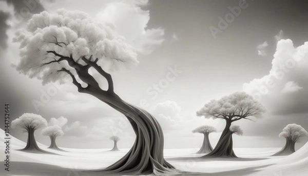 Obraz White Landscape