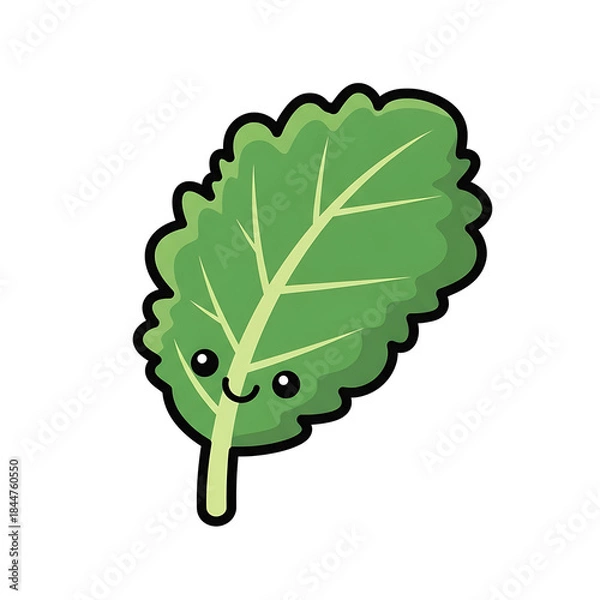 Obraz Happy Leaf Character. (2)